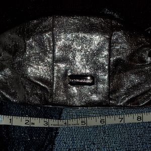 VICTORIA'S SECRET SILVER CLUTCH